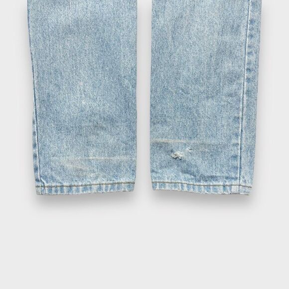 Vtg 90s Guess Jeans USA Blue Denim, Relaxed Taper Heavyweight, 80s USA Made 28 - Picture 8 of 8